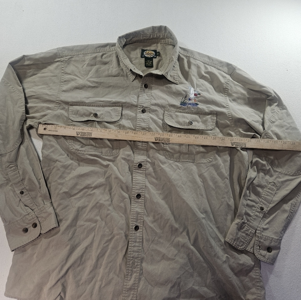 Cabela’s XL Tall Embroidered Duck Shirt Long Sleeve - Picture 6 of 9